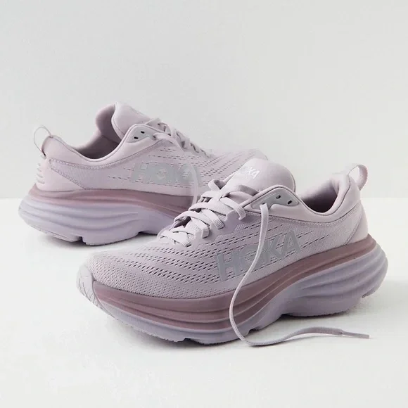 Hoka One One Bondi 8 in Violet Lavender Size 8.5 B. - Picture 1 of 13